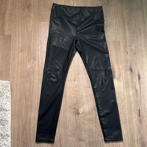 BP faux leather leggings size medium